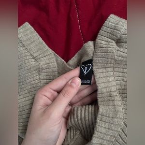 Long sleeve windsor bodysuit